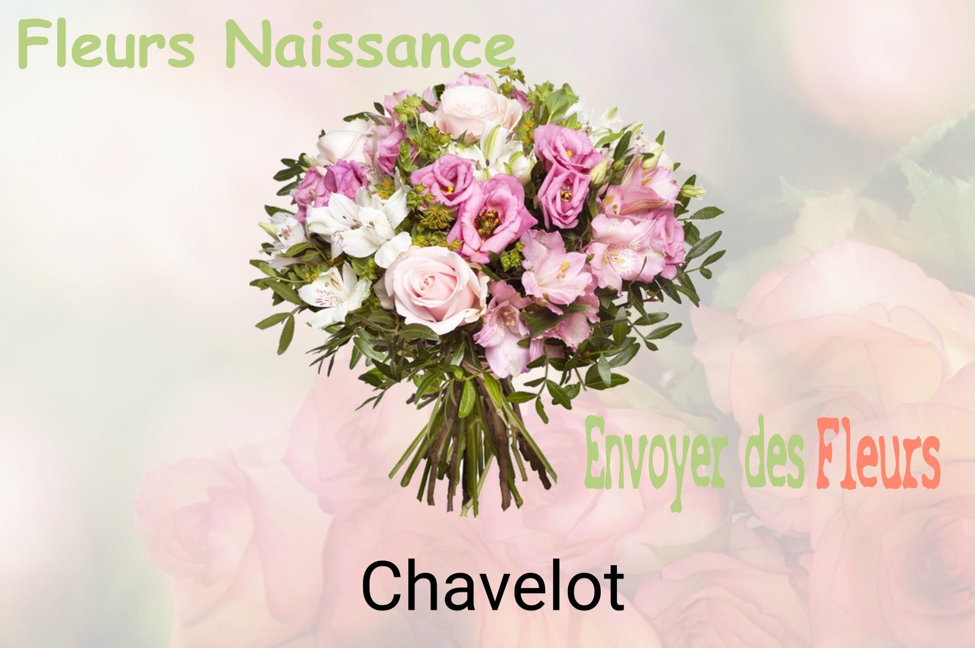 Bouquet de fleurs de naissance livré à Chavelot